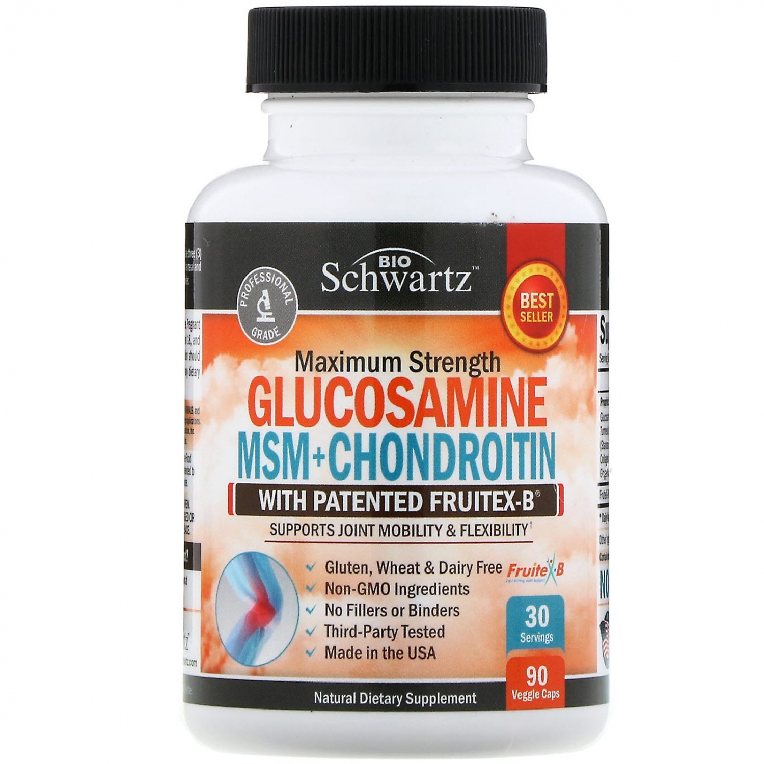 BioSchwartz Glucosamine MSM + Chondroitin 90 caps