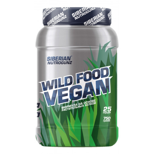 Siberian Nutrogunz Wild Food Vegan 750 gr