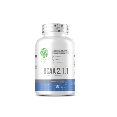 Nature Foods BCAA 2:1:1 500mg 120caps