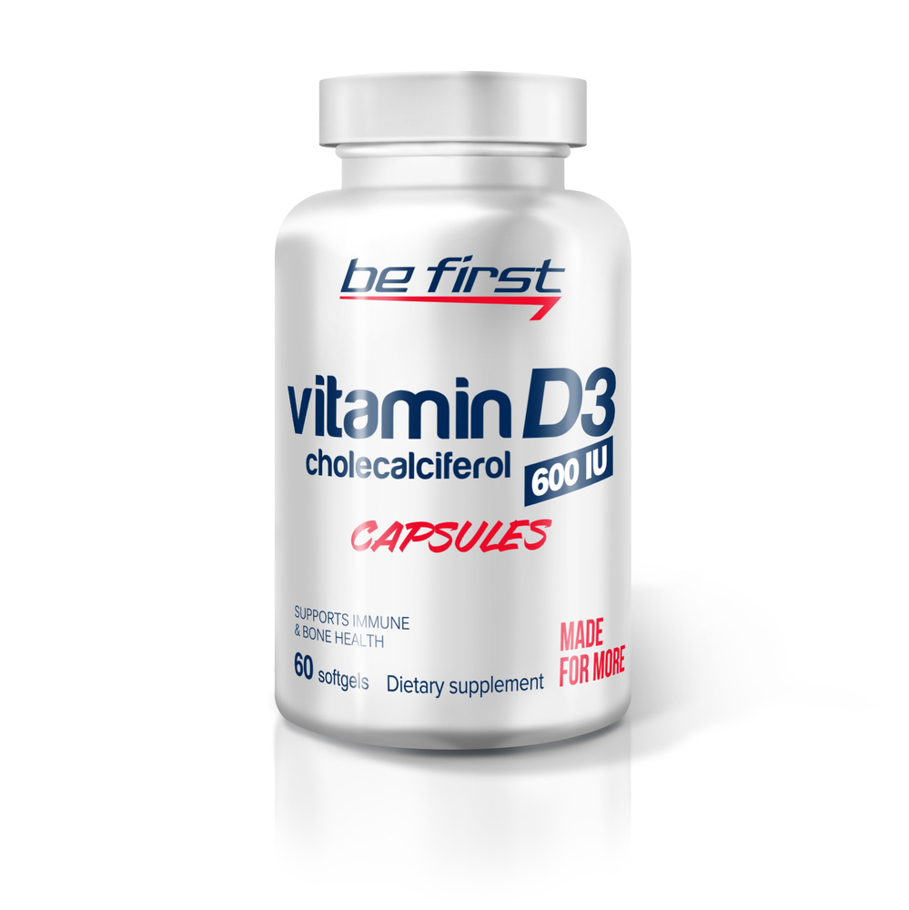 Be first Vitamin D3 60 caps