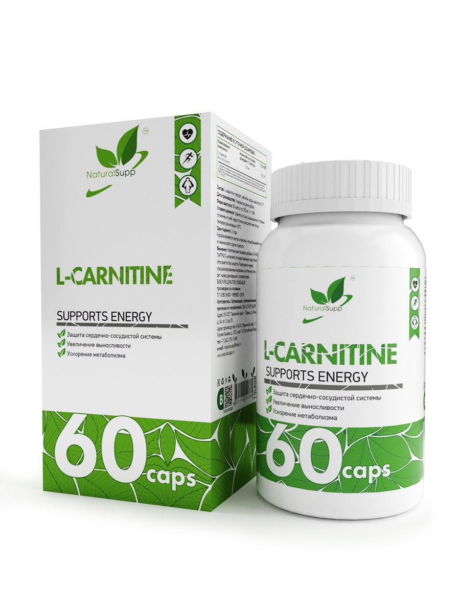 Naturalsupp l-carnitine 60caps