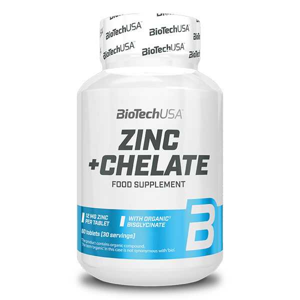 BioTech USA Zinc + Chelate 60tabs