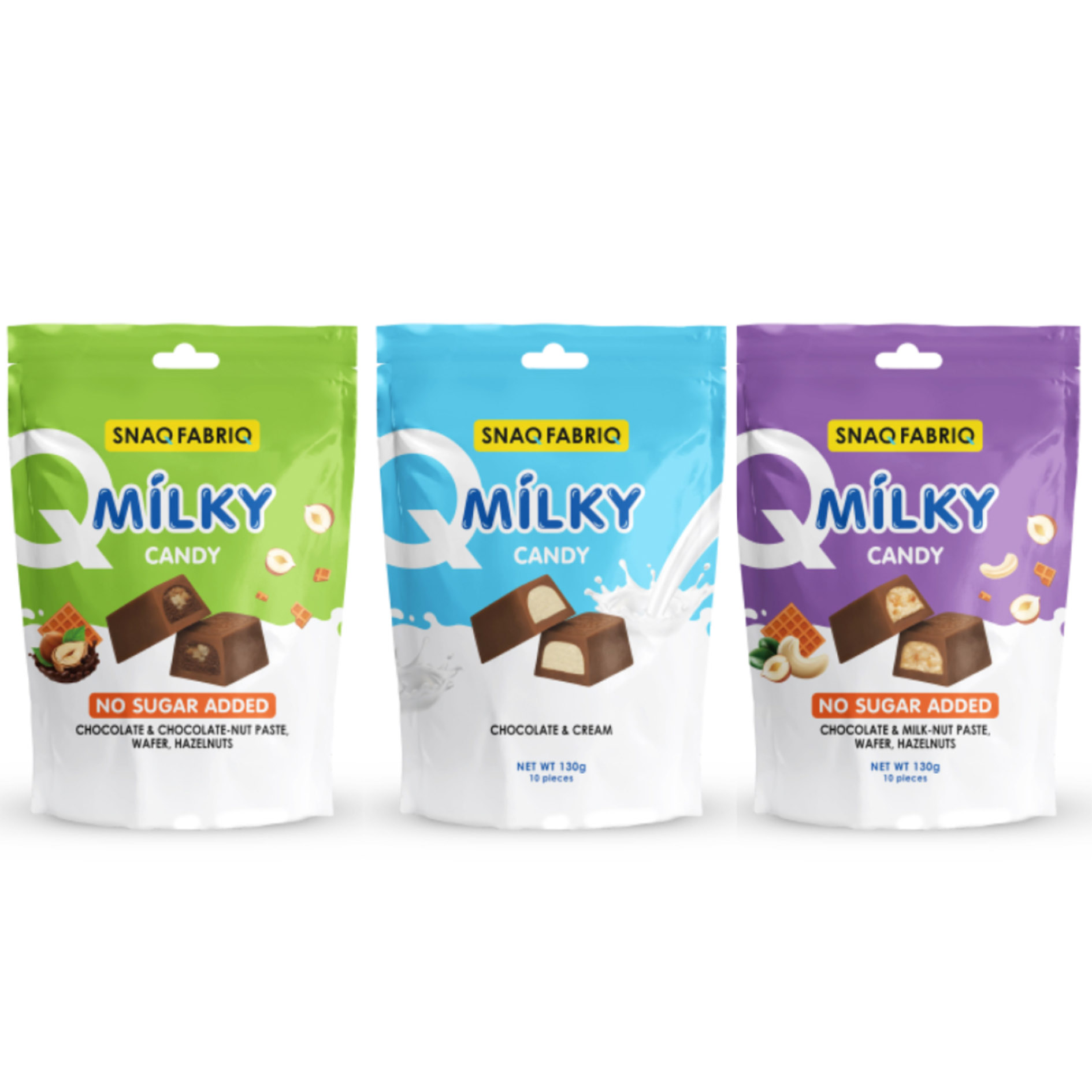 Шоколадные конфеты MILKY CANDY 130 г SNAQ FABRIQ (10 шт)