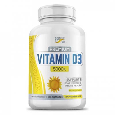 Proper Vit Vitamin D3 5000 IU 120 caps