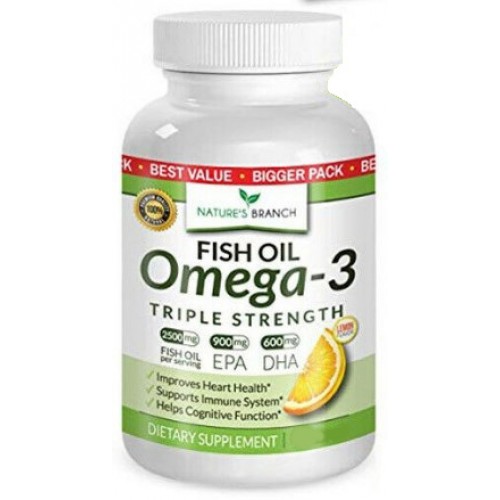 Omega 3 — Natures Branch 60 капсул 2500 мг