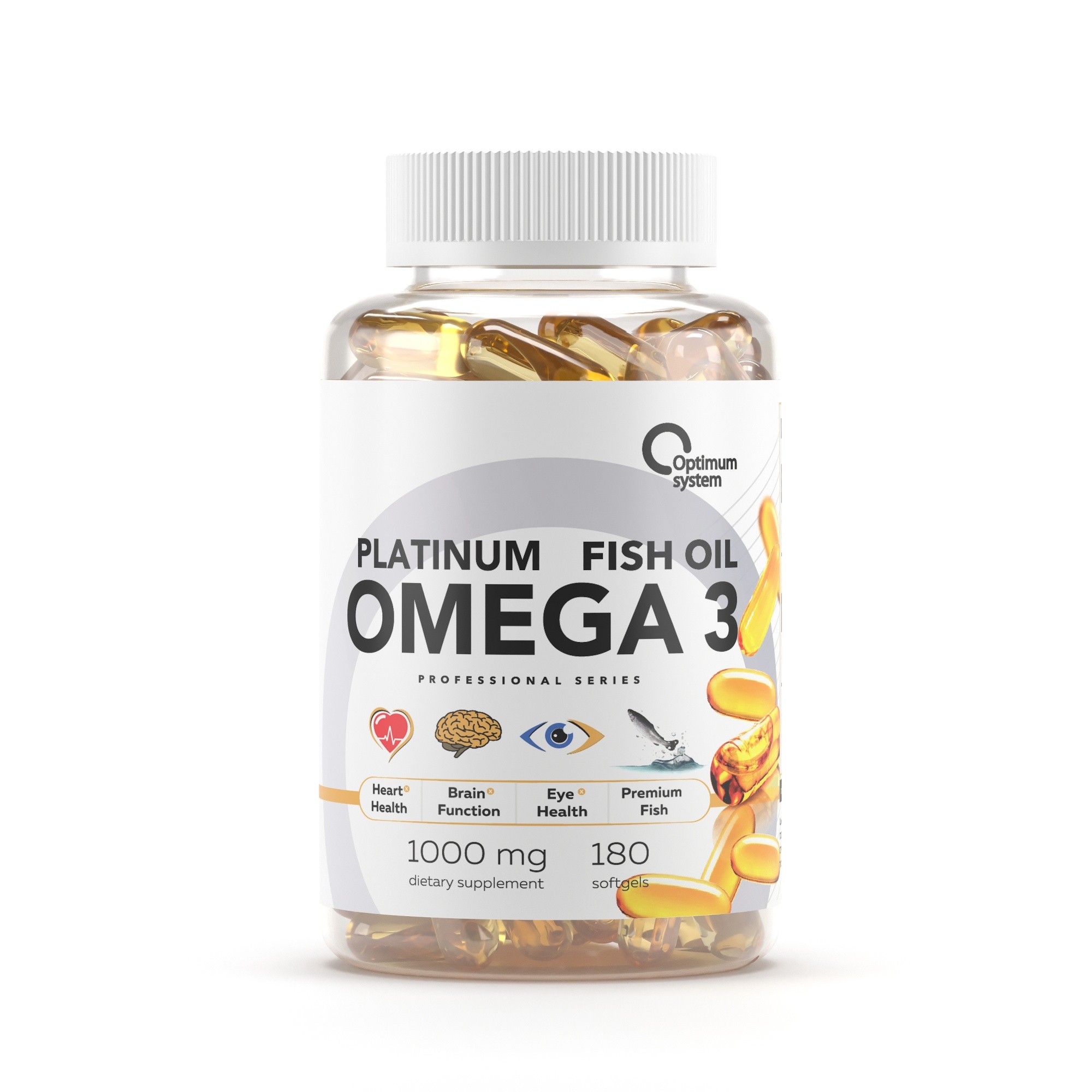 Optimum System Omega-3 Platinum 180caps