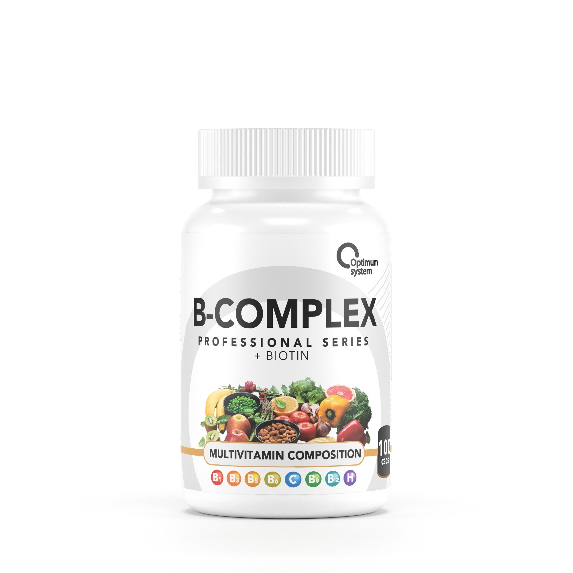 Optimum System Vitamin B — Complex 100 caps